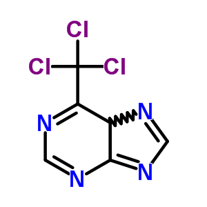 6-(Trichloromethyl)-5h-purine Structure,2568-37-8Structure