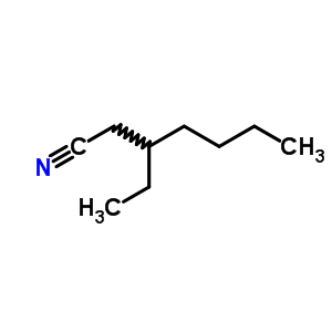 Heptanenitrile, 3-ethyl-, Structure,2571-05-3Structure