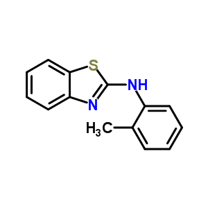 2-Benzothiazolamine, n-(2-methylphenyl)- Structure,25717-12-8Structure