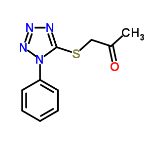 1-[(1-Phenyl-1h-tetrazol-5-yl)thio]acetone Structure,25803-68-3Structure