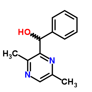 2-Pyrazinemethanol,3,6-dimethyl-a-phenyl- Structure,2590-27-4Structure