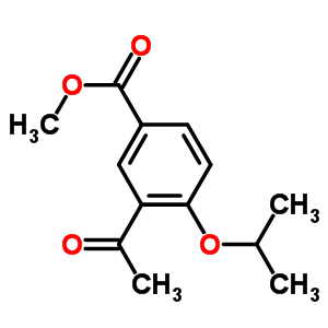 Methyl 3-acetyl-4-isopropoxybenzoate Structure,259147-67-6Structure