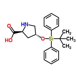 Trans-4-(tert-butyldiphenylsilyloxy)-l-proline Structure,259212-61-8Structure