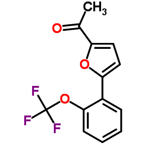 1-[5-[2-(tRifluoromethoxy)phenyl]-2-furyl]ethan-1-one Structure,259251-82-6Structure