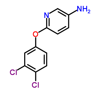 6-(3,4-Dichlorophenoxy)-3-pyridinamine Structure,25935-30-2Structure