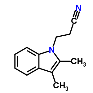 2,3-Dimethylindole-1-propanenitrile Structure,26019-47-6Structure