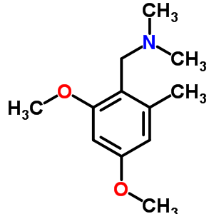 Benzenemethanamine,2,4-dimethoxy-n,n,6-trimethyl- Structure,26050-73-7Structure