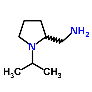 (1-Isopropyl-2-pyrrolidinyl)methylamine Structure,26116-15-4Structure