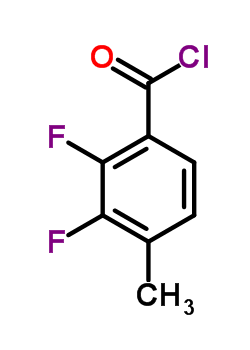 2,3-Difluoro-4-methylbenzoyl chloride Structure,261763-38-6Structure