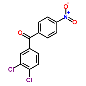 (3,4-Dichlorophenyl)(4-nitrophenyl)methanone Structure,26189-47-9Structure