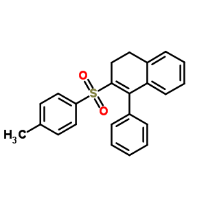 Naphthalene,1,2-dihydro-3-[(4-methylphenyl)sulfonyl]-4-phenyl- Structure,26189-63-9Structure