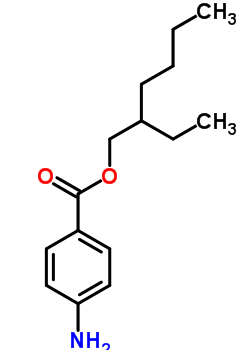 2-Ethylhexyl 4-aminobenzoate Structure,26218-04-2Structure