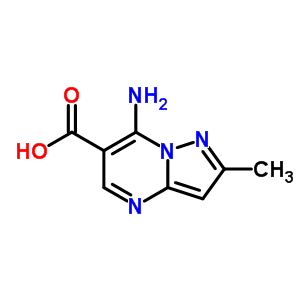 7-Amino-2-methylpyrazolo[1,5-a]pyrimidine-6-carboxylic acid Structure,2627-59-0Structure