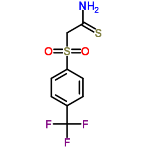 2-[[4-(Trifluoromethyl)phenyl]sulphonyl]ethanethioamide Structure,263147-79-1Structure