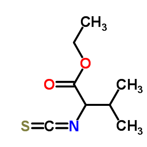 Ethyl 2-isothiocyanato-3-methylbutanoate Structure,26349-76-8Structure