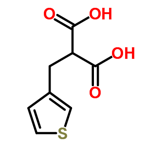 Propanedioic acid,2-(3-thienylmethyl)- Structure,26415-26-9Structure