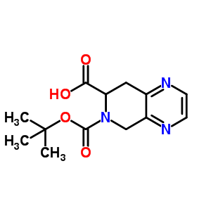 6-(Tert-butoxycarbonyl)-5,6,7,8-tetrahydropyrido[3,4-b]pyrazine-7-carboxylic acid Structure,264623-57-6Structure