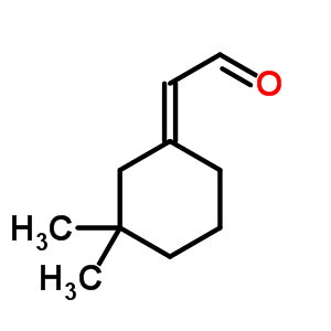 3,3-Dimethylcyclohexylideneacetaldehyde Structure,26532-24-1Structure