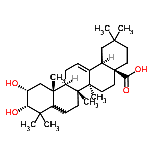 2,3-Dihydroxy-12-oleanen-28-oic acid Structure,26563-68-8Structure