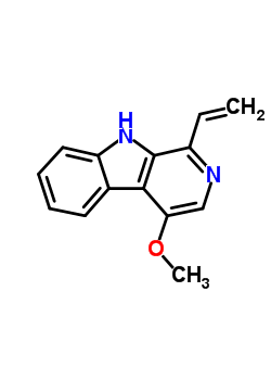 1-Ethenyl-4-methoxy-9h-pyrido[3,4-b]indole Structure,26585-13-7Structure