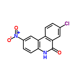 6(5H)-phenanthridinone,8-chloro-2-nitro- Structure,26689-98-5Structure