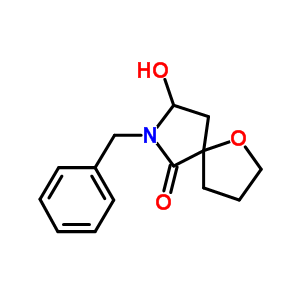 8-Hydroxy-7-benzyl-1-oxa-7-azaspiro[4.4]nonan-6-one Structure,267425-74-1Structure