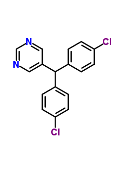 5-(Bis(4-chlorophenyl)methyl)pyrimidine Structure,26766-37-0Structure