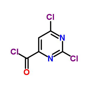 2,6-Dichloropyrimidine-4-carbonyl chloride Structure,26830-94-4Structure