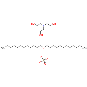 Triethanolamine polyoxyethylene lauryl ether sulfate Structure,27028-82-6Structure