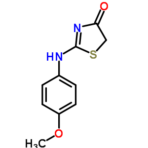 2-(4-Methoxy-phenylamino)-thiazol-4-one Structure,27052-12-6Structure