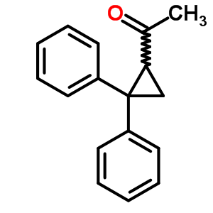 Ethanone,1-(2,2-diphenylcyclopropyl)- Structure,27067-40-9Structure