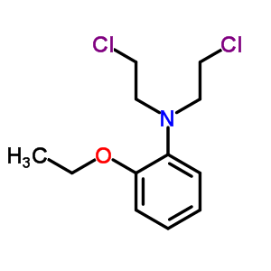 Benzenamine,n,n-bis(2-chloroethyl)-2-ethoxy- Structure,27077-12-9Structure