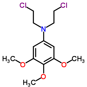 Benzenamine,n,n-bis(2-chloroethyl)-3,4,5-trimethoxy- Structure,27096-58-8Structure