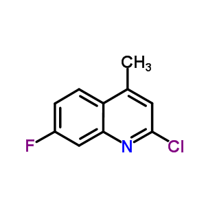 2-Chloro-7-fluoro-4-methylquinoline Structure,271241-25-9Structure