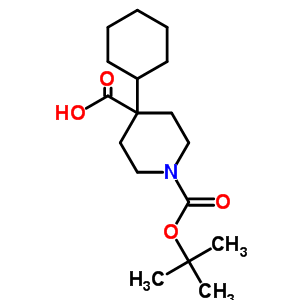 4-Cyclohexyl-1,4-piperidinedicarboxylic acid tert-butyl ester Structure,273378-16-8Structure