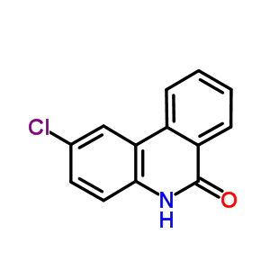 2-Chlorophenanthridin-6(5h)-one Structure,27353-44-2Structure