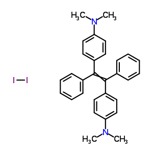 4-[2-(4-Dimethylaminophenyl)-1,2-diphenyl-ethenyl]-n,n-dimethyl-aniline Structure,2743-04-6Structure