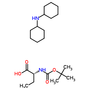 (R)-(2-boc-amino)butyric acid dicyclohexylamine salt Structure,27494-47-9Structure