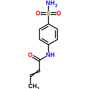 2-Butenamide,n-[4-(aminosulfonyl)phenyl]- Structure,2751-81-7Structure