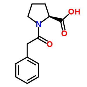 (S)-1-(2-phenylacetyl)pyrrolidine-2-carboxylic acid Structure,2752-38-7Structure