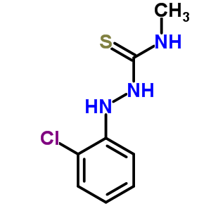 Hydrazinecarbothioamide,2-(2-chlorophenyl)-n-methyl- Structure,27587-88-8Structure