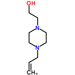 1-Allyl-4-(2-hydroxyethyl)-piperazine Structure,27612-67-5Structure