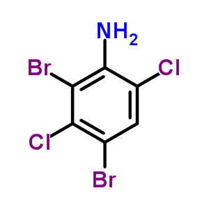 2,4-Dibromo-3,6-dichloroaniline Structure,27761-65-5Structure