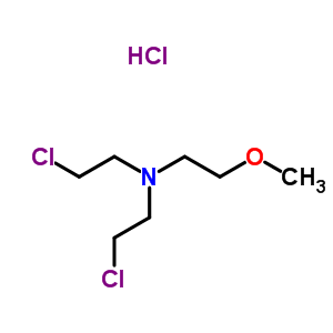 Bis(2-chloroethyl)-2-methoxyethylamine Structure,27807-62-1Structure