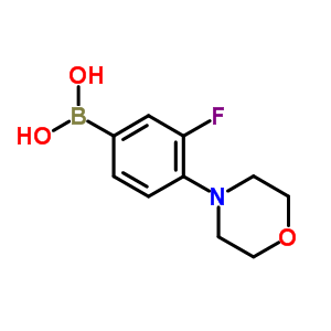 [3-Fluoro-4-(4-morpholinyl)phenyl]boronic acid Structure,279262-09-8Structure