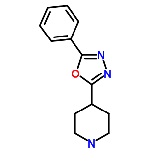 4-(5-Phenyl-1,3,4-oxadiazol-2-yl)piperidine Structure,280110-78-3Structure