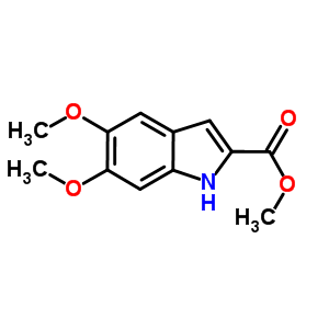 Methyl 5,6-dimethoxyindole-2-carboxylate Structure,28059-24-7Structure