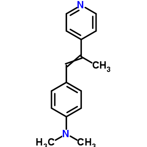 Benzenamine,n,n-dimethyl-4-[2-(4-pyridinyl)-1-propen-1-yl]- Structure,2808-98-2Structure