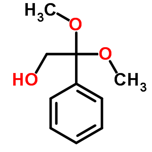 2,2-Dimethoxy-2-phenyl-ethanol Structure,28203-05-6Structure