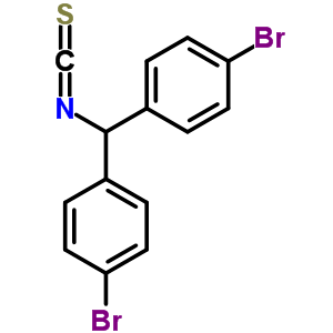 Benzene,1,1-(isothiocyanatomethylene)bis[4-bromo- Structure,28242-40-2Structure